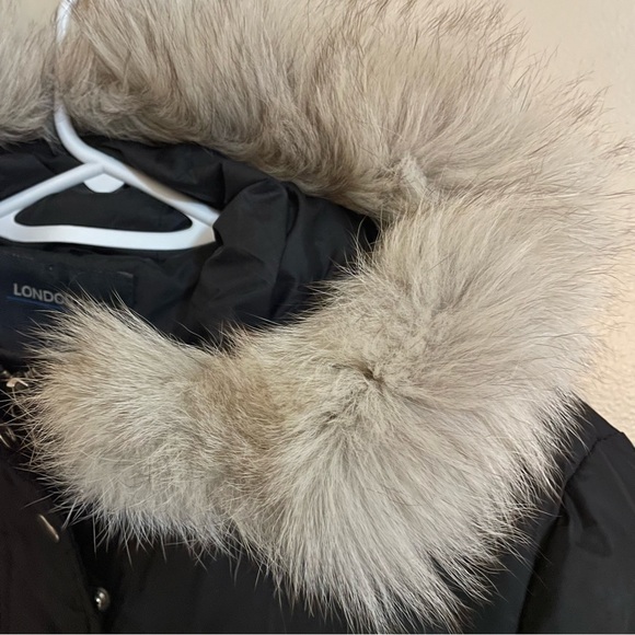 London Fog Down Waterfowl Feathers Faux Fur Knee length Side Zip Hood… - Picture 4 of 15